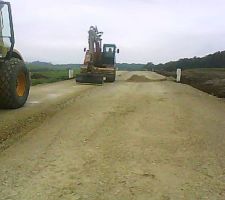 Préparation de voirie provisoire