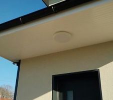 Luminaire porte d'entr&eacute;e + capteur de pr&eacute;sence