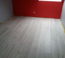 Pose parquet chambre