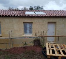 Début de la facade.