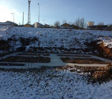 C'est parti pour le commencement ! Travaux en s'stand-by &agrave; cause de la temp&eacute;rature ext&eacute;rieur !