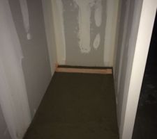 Douche italienne avec caniveau