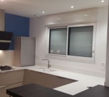 Notre cuisine est posée. .