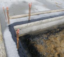 Dalle coul&eacute;e sur vide sanitaire