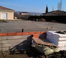 Dalle de plancher terminée