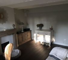 Bureau qui fait aussi office de chambre d'amis