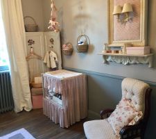 Chambre d'Anabel, ma petite dernière née en mars 2015