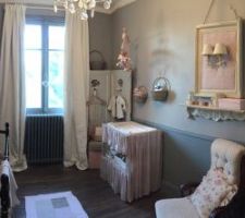 Chambre d'Anabel, ma petite dernière née en mars 2015