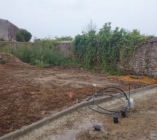 Le lotissement en cours d'aménagement