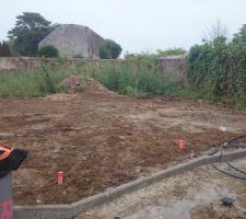 Le lotissement en cours d'aménagement