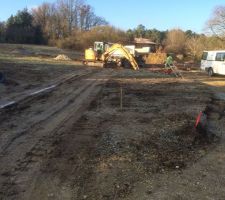 Mise en place des r&eacute;seaux d'eaux us&eacute;es et pluviales