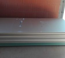 Livraison de tout le matériel pour le placo intérieur