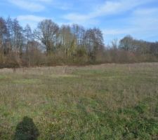 Vue de l'angle sud-ouest vers le nord-est