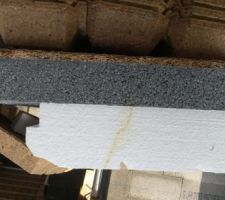 Isolant dans le plancher haut du RDC sous face fibralith : UP23.