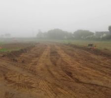 Les 1 &egrave;res photos du lotissement en chantier.