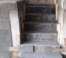 Escalier garage/arrière cuisine.