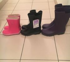 Et voilà les bottes pour le début du chantier ??