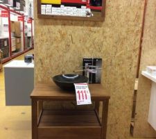 Meuble SDB en soldes chez Brico Depot