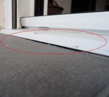 Défaut seuils extérieurs