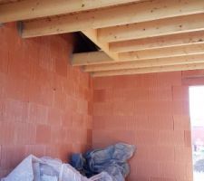 Plafond garage fini - trappe d'accès au grenier