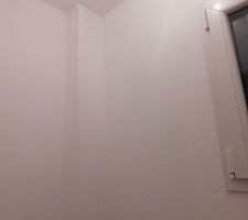 Toilettes après peinture