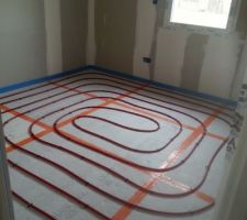 Chauffage au sol : chambre enfant