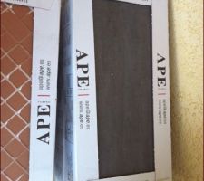 8 septembre : réception du carrelage, parquet et faience