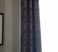 Double rideau chambre.