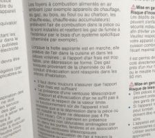Recommandation pose hotte