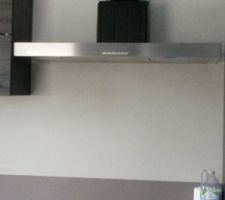 Modification de l évacuation de la hotte de cuisine.