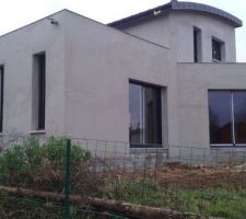 Premi&egrave;re couche d'enduits