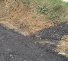 Chemin d acc&egrave;s partie droite au 01 02 2017