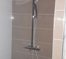 Notre belle colonne de douche Delafon (merci les soldes)