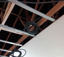 Faux-plafond placo étage
