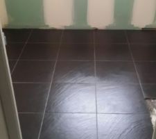 Carrelage pour salle d'eau rdc et sdb étage