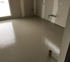 Coulage de la pré chape