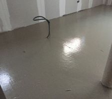 Coulage de la pré chape