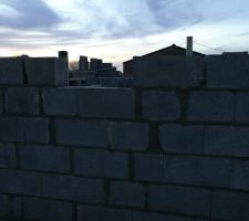 Mur Est cot&eacute; Salle de Bain