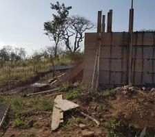 Béton de propreté pour la future piscine