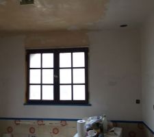L'enduit est fait!