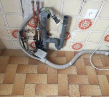 Arrivée d'eau modifiée et remise aux normes