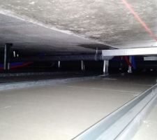 Vue dans le plenum du RdC