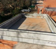 Acrotere beton etage