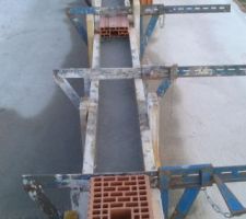 Coulage de la poutre invers&eacute;e.