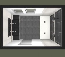 Vue SdB chambre parentale