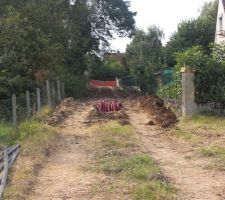 Raccordement en cours (3/4 du chemin)