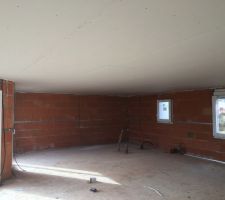 Placo plafond et rails