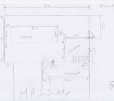 Plan garage buanderie 2.5mx2.5