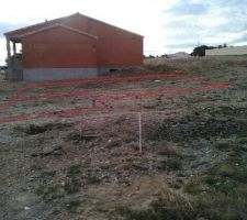 Enfin le trac&eacute; de la maison !!!!