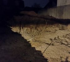 Fin du premier jour de terrassement! J+1 après l'OC!